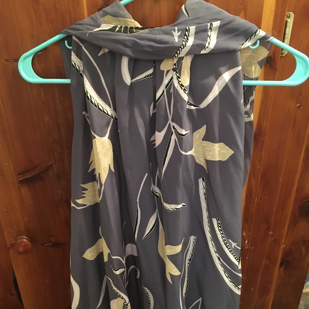 High neck blouse-Lilac